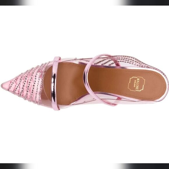 Malone Souliers Maureen Sheer Mules - Pink - Picture 3 of 16
